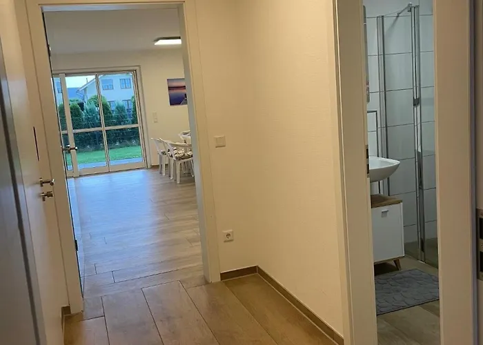 Ruhig Gelegene Eg-neubauwohnung & Garten, Ueberdachte Terrasse, Insektenschutz, Fussbodenheizung, Ebk Fuer Max 7 Personen * Südlohn