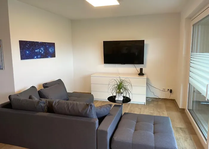 Ruhig Gelegene Eg-neubauwohnung & Garten, Ueberdachte Terrasse, Insektenschutz, Fussbodenheizung, Ebk Fuer Max 7 Personen Apartmán Südlohn