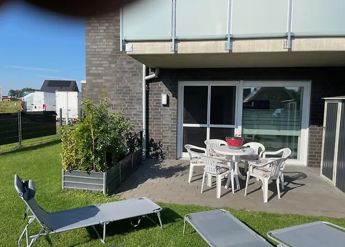 Ruhig Gelegene Eg-neubauwohnung & Garten, Ueberdachte Terrasse, Insektenschutz, Fussbodenheizung, Ebk Fuer Max 7 Personen Südlohn